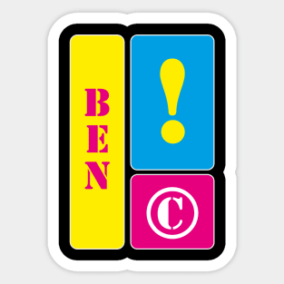 My name is Ben Sticker